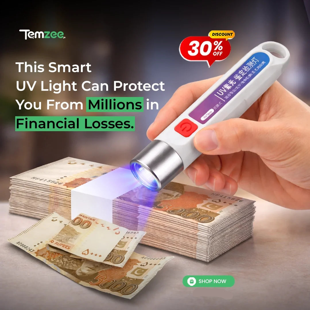 CashCheck Pro™ – Portable LED Currency & Money Detector