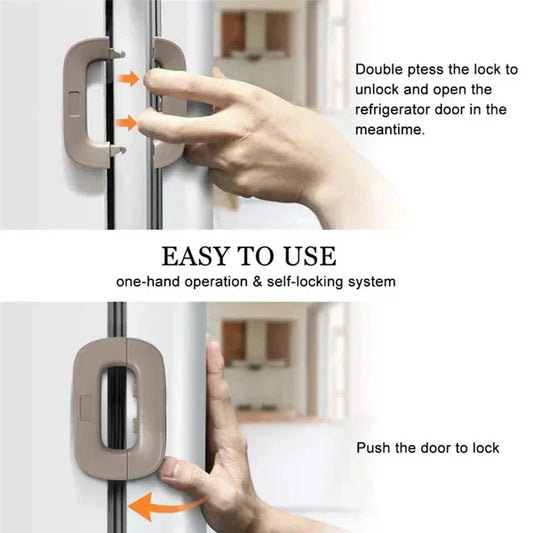 Multifunctional Fridge Door Drawer Lock, Household Refrigerator Lock, Baby Security Cabinet Lock