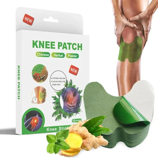 Herbal Warming Knee Pain Patches (Pack of 10)